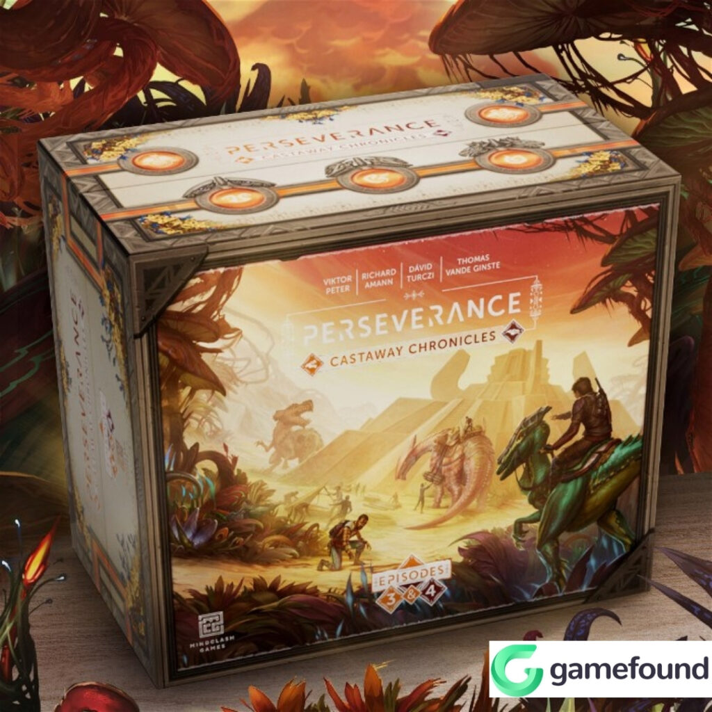 Perseverance Castaway Chronicles – Kickstarter Edizione Deluxe (Mindclash Games) NUOVO
