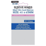 Sleeve Kings Mini USA Game Card Sleeves (41x63mm)